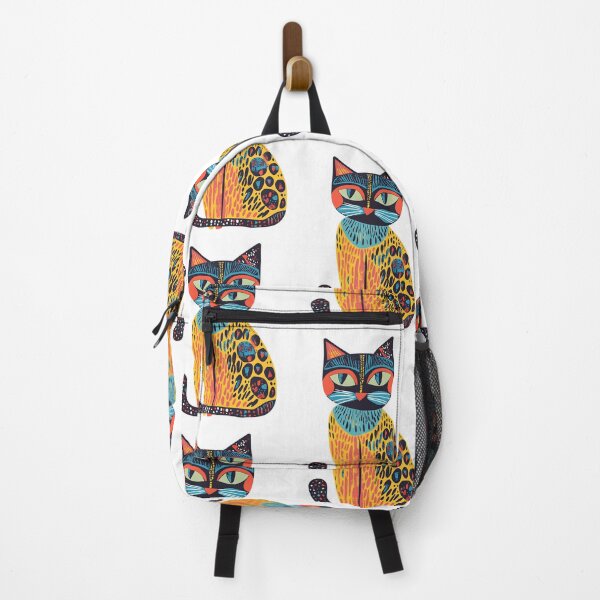 Item preview, Folk Cat: Naive Animal Style designed and sold by bapupa.