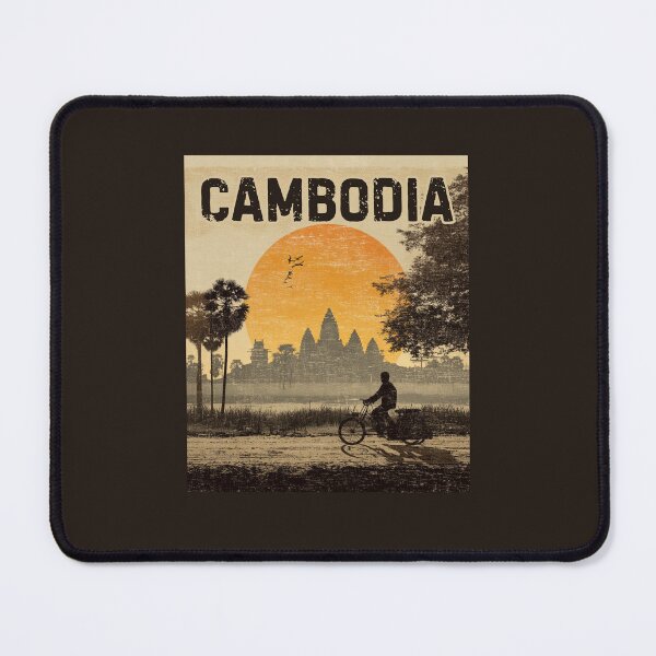 Item preview, A Vintage Illustration of Cambodia  designed and sold by GoodOldVintage.
