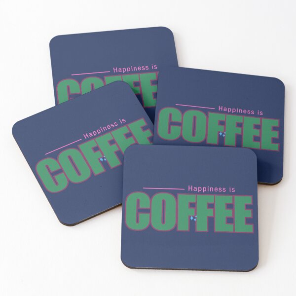 Item preview, Happiness is Coffee (green) designed and sold by elizabethdancer.