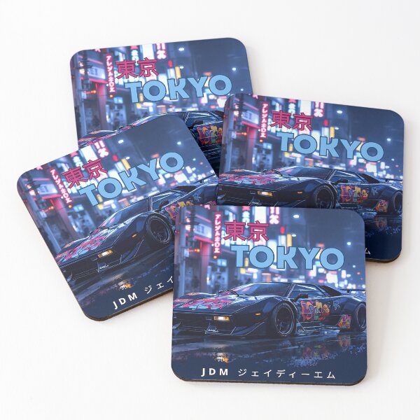 Item preview, JDM- Tokyo  | Colorful Tuning Car | Japanese Street Style designed and sold by MagneticArts23.