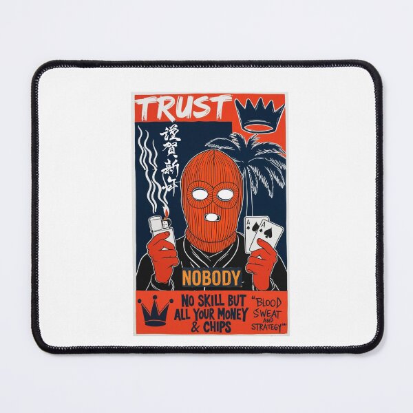 Item preview, Trust Nobody - Gangster Streetwear Poker Player Classic T-Shirt designed and sold by inkfluenceart.