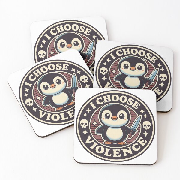 Item preview, I Choose Violence Penguin designed and sold by Blason.