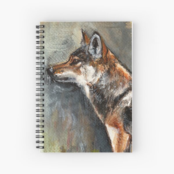 Artikel-Vorschau von Östlicher Wolf Aquarell, designt und verkauft von belettelepink.