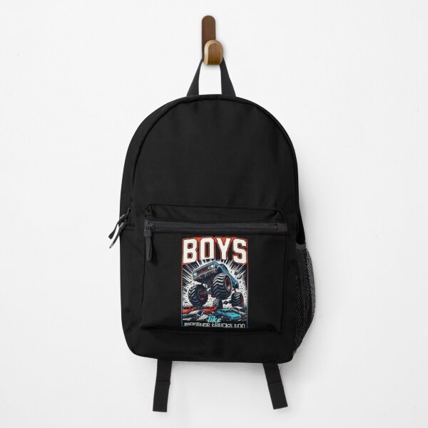 Item preview, Boys Like Monster Trucks Too Adventure Tee for Kids T-shirt designed and sold by ViviWyco.