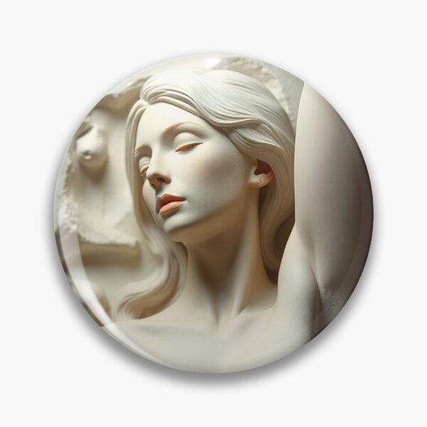 Item preview, Sculpted woman vintage art design Italian Marble artwork retro designed and sold by Vintage Designs +.