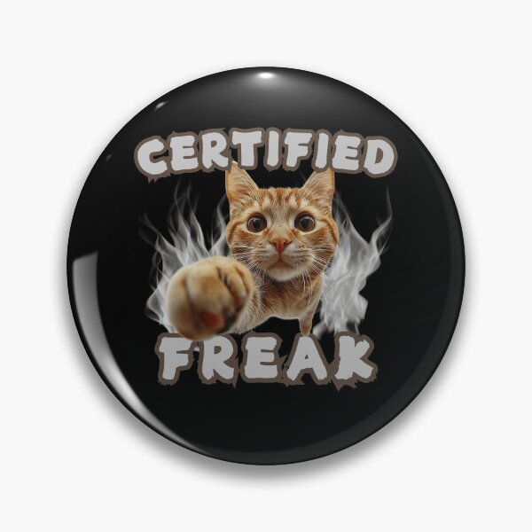 Item preview, Certified Freak Cat Meme T-Shirt, Funny Cat Shirt designed and sold by Sleepy Cat Design.
