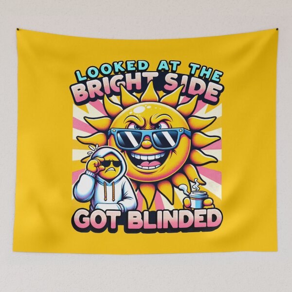Item preview, Blinded by the Bright Side – Regret Looks Good in Retro designed and sold by KZbubble.