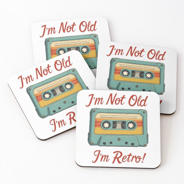 Item preview, I'm Not Old I'm Retro Cassette Design designed and sold by Arte Zen.