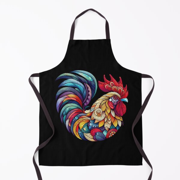 Item preview, Vibrant Rooster Mandala Design for Unique Pet Apparel and Accessories – Perfect for Animal Lovers and Bold Styles designed and sold by knalpot-design.