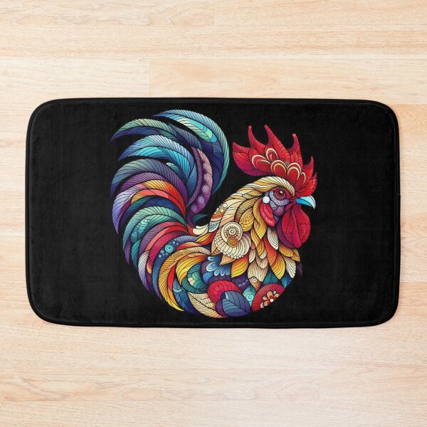 Item preview, Vibrant Rooster Mandala Design for Unique Pet Apparel and Accessories – Perfect for Animal Lovers and Bold Styles designed and sold by knalpot-design.