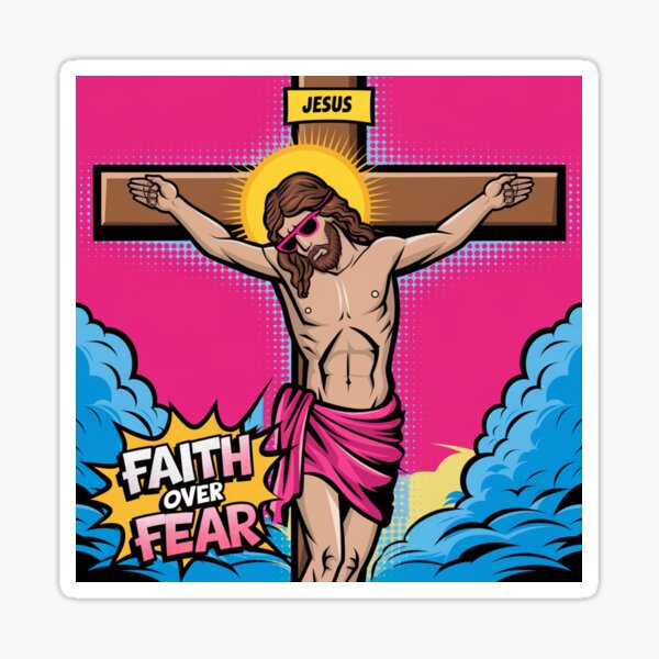 Item preview, Jesus: Icon of Faith designed and sold by ColorSplashCreations.