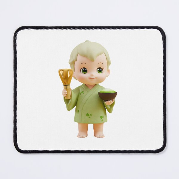Item preview, Sonny Angel - Kimono Whisk and Matcha Bowl designed and sold by PYXOO.