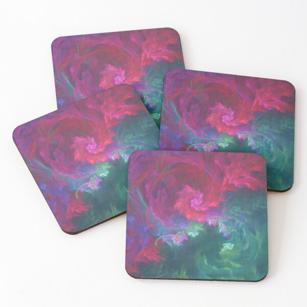 Item preview, Abstract underwater fractal fantasy flower designed and sold by blackhalt.
