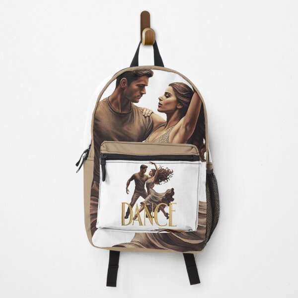 Item preview, Elegant dance motif – partner dance design with gold lettering “DANCE” designed and sold by cglightNingART.