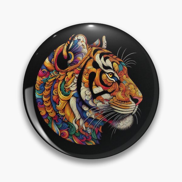 Item preview, Fierce Tiger Mandala Design for Unique Pet Apparel and Accessories #2 – Perfect for Animal Lovers with Wild Style designed and sold by knalpot-design.