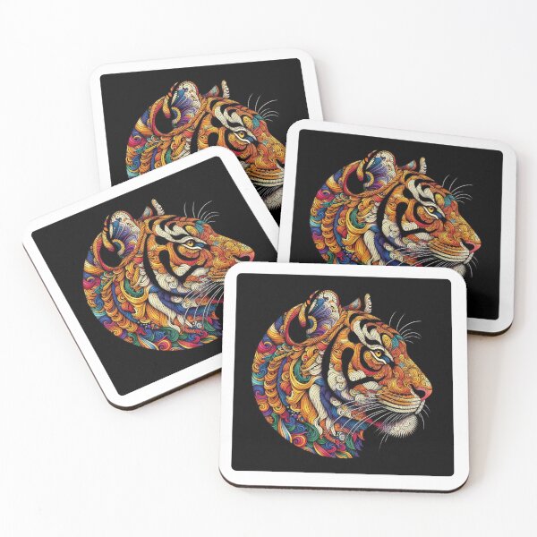 Item preview, Fierce Tiger Mandala Design for Unique Pet Apparel and Accessories #2 – Perfect for Animal Lovers with Wild Style designed and sold by knalpot-design.
