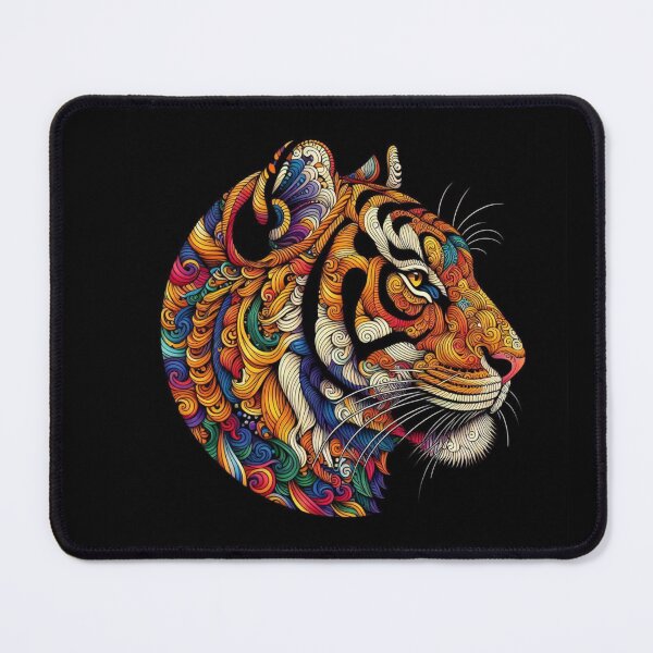 Item preview, Fierce Tiger Mandala Design for Unique Pet Apparel and Accessories #2 – Perfect for Animal Lovers with Wild Style designed and sold by knalpot-design.
