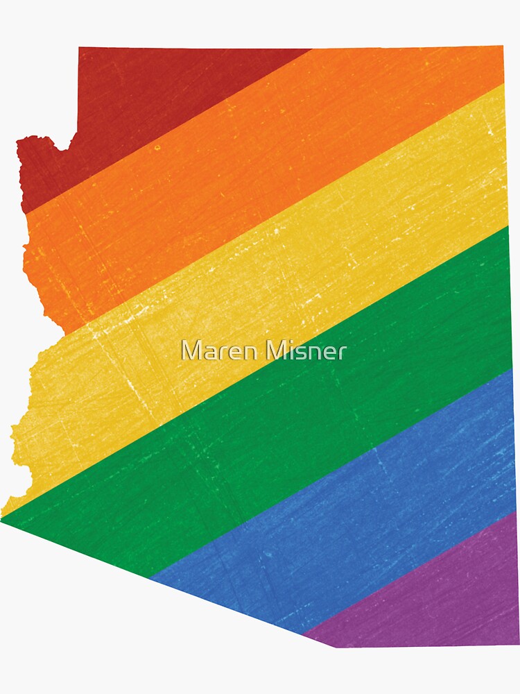 Arizona Pride Sticker For Sale By Marenmisner Redbubble