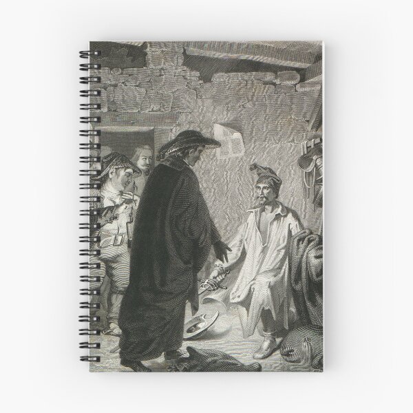 Item preview, Vintage Don Quixote illustration designed and sold by Vintage Designs +.
