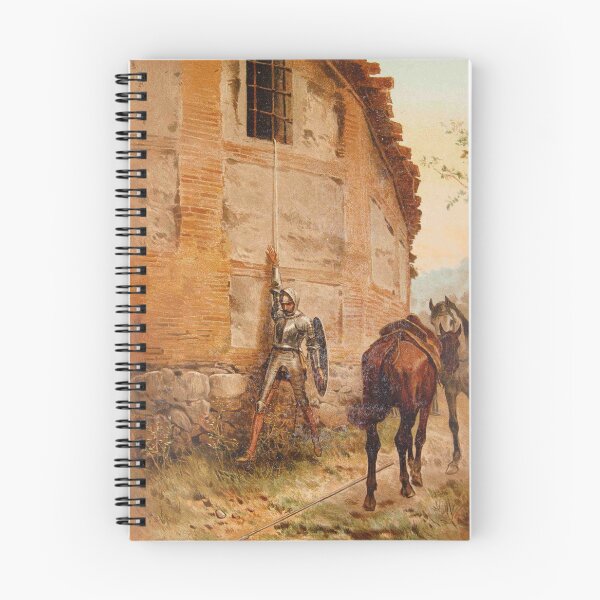 Item preview, Don Quixote vintage illustration art designed and sold by Vintage Designs +.