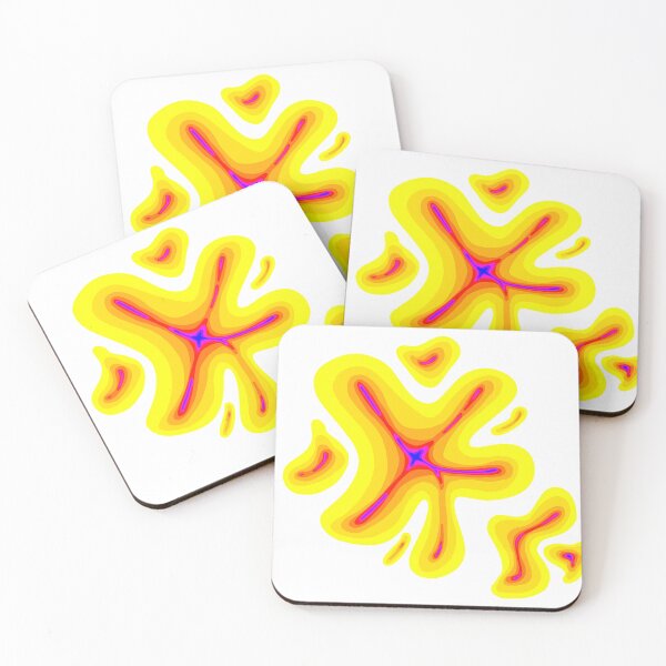 Item preview, Yellow abstract print  designed and sold by STEF-MARKT.