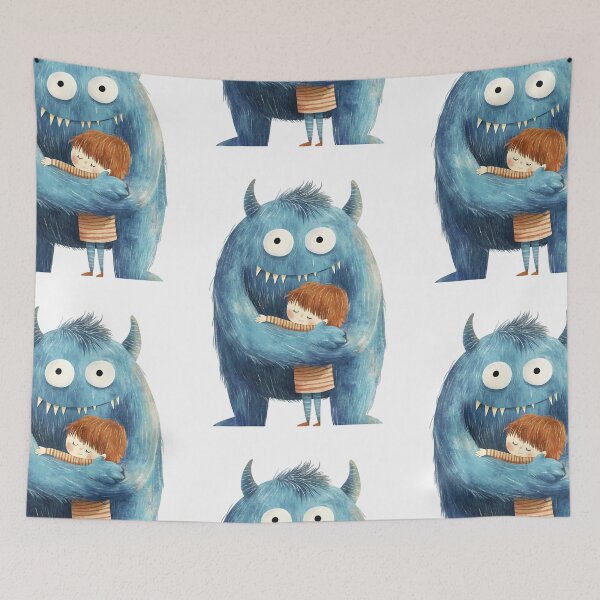 Item preview, Playful Monster: Cute Child Friend designed and sold by bapupa.