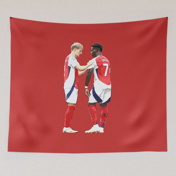 Item preview, Bukayo Saka & Martin Odegaard designed and sold by raffrasta.