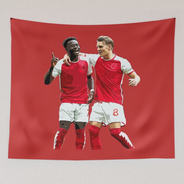 Item preview, Bukayo Saka & Martin Odegaard designed and sold by raffrasta.