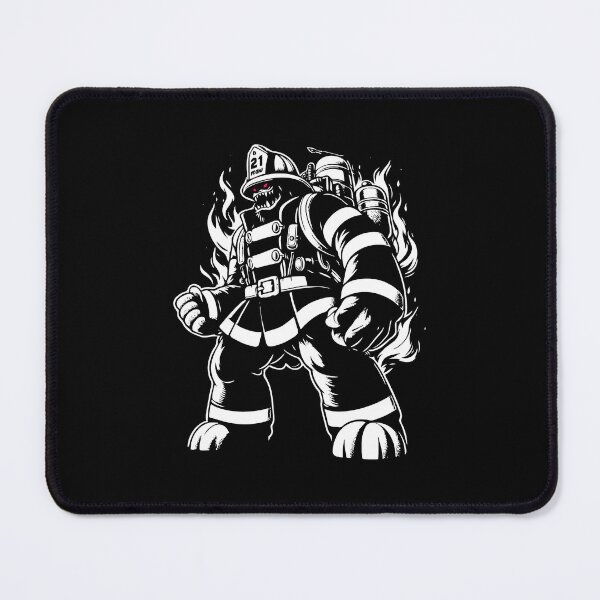 Item preview, Cool Fire Department Monster - Design for the monster firefighter designed and sold by RetroMaritalArt.