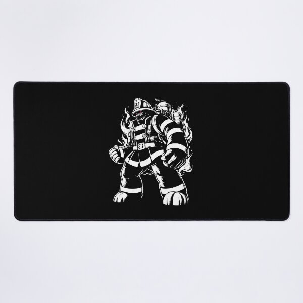 Item preview, Cool Fire Department Monster - Design for the monster firefighter designed and sold by RetroMaritalArt.