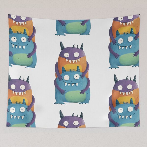 Item preview, Playful Monster: Happy Child Monster designed and sold by bapupa.