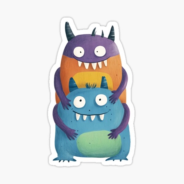 Item preview, Playful Monster: Happy Child Monster designed and sold by bapupa.