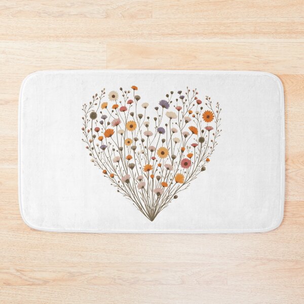 Item preview, Wildflower Heart in Autumn Bloom designed and sold by BloomBride.