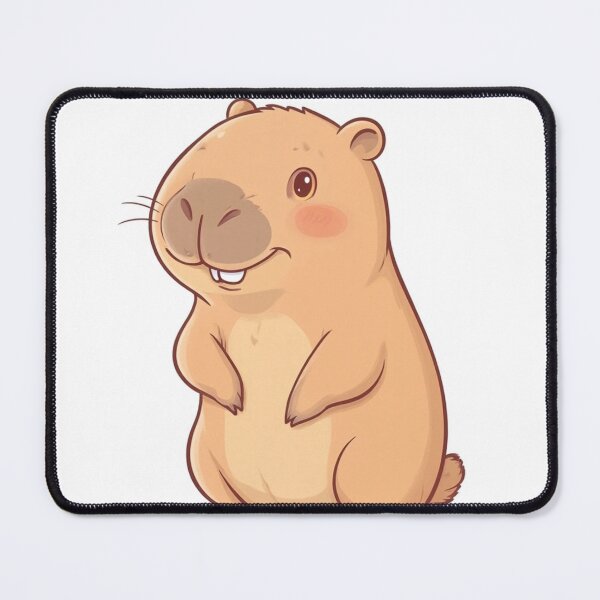 Item preview, Kawaii Capybara drawing designed and sold by DisenyosBubble.