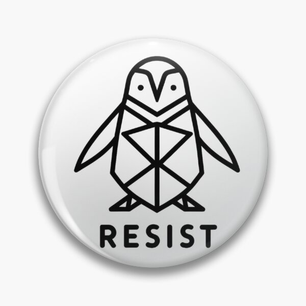 Item preview, Penguin Resist Penguin Protest designed and sold by Agnes-Creative.