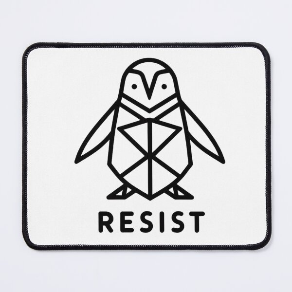 Item preview, Penguin Resist Penguin Protest designed and sold by Agnes-Creative.