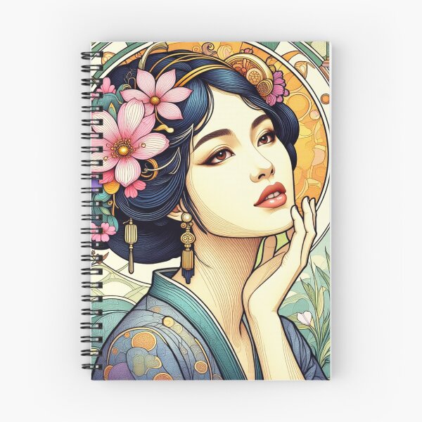 Item preview, Art Nouveau Flower of Spring designed and sold by HeySpera.