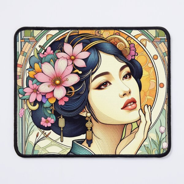 Item preview, Art Nouveau Flower of Spring designed and sold by HeySpera.