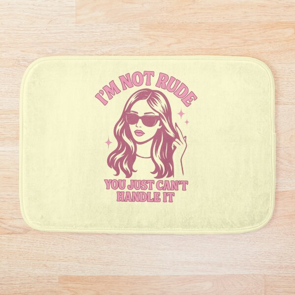 Item preview, I’m Not Rude, You Just Can’t Handle It Retro Y2K Attitude designed and sold by PrintHorizonD.