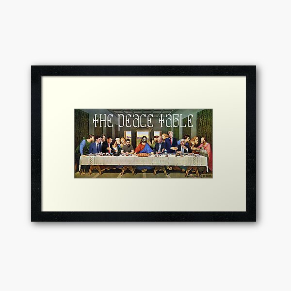 The Peace Table Framed Art Print