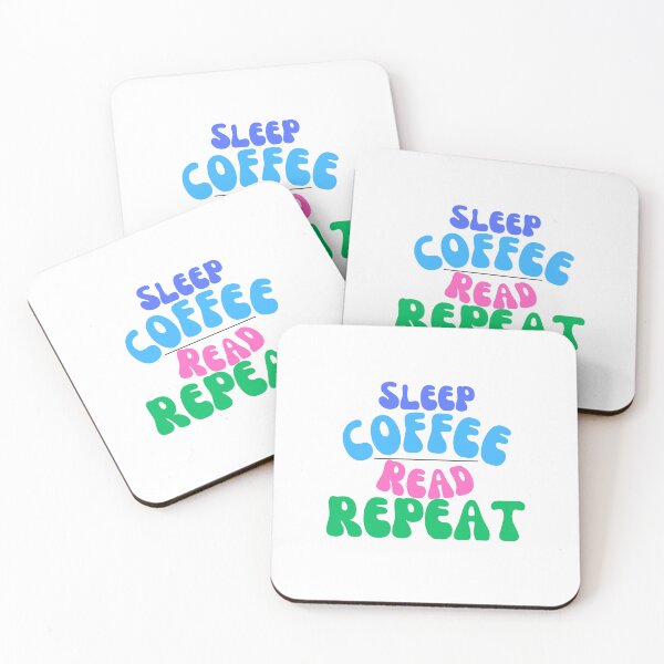 Item preview, Sleep Coffee Read Repeat designed and sold by elizabethdancer.