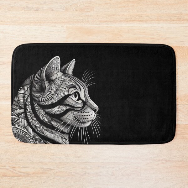 Item preview, Charming Cat Mandala Design for Stylish Pet Apparel and Accessories – Perfect for Animal Lovers and Artistic Souls designed and sold by knalpot-design.