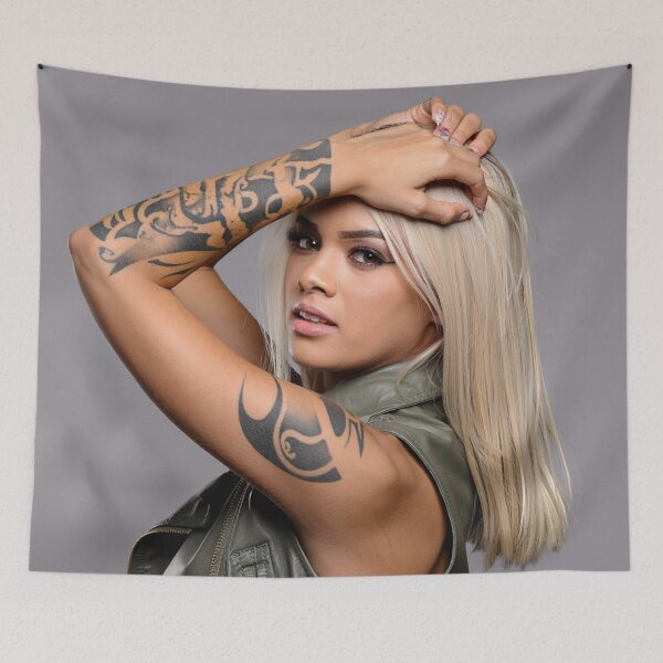 Item preview, Woman with tattoos cool studio photo design designed and sold by Vintage Designs +.