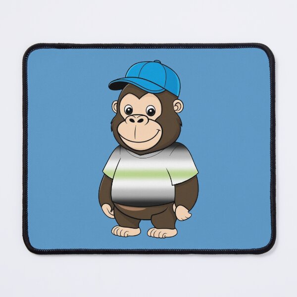 Item preview, Cool Pride Gorilla with Agender Tee | Agender Animal Design designed and sold by Travelslightly.