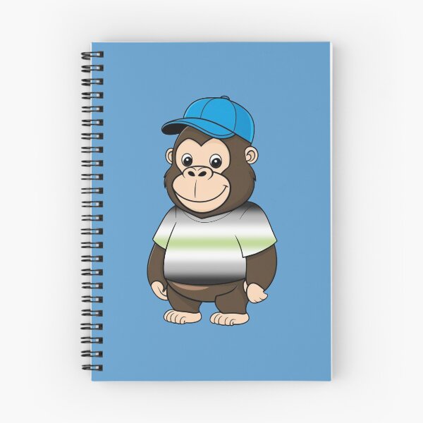 Item preview, Cool Pride Gorilla with Agender Tee | Agender Animal Design designed and sold by Travelslightly.