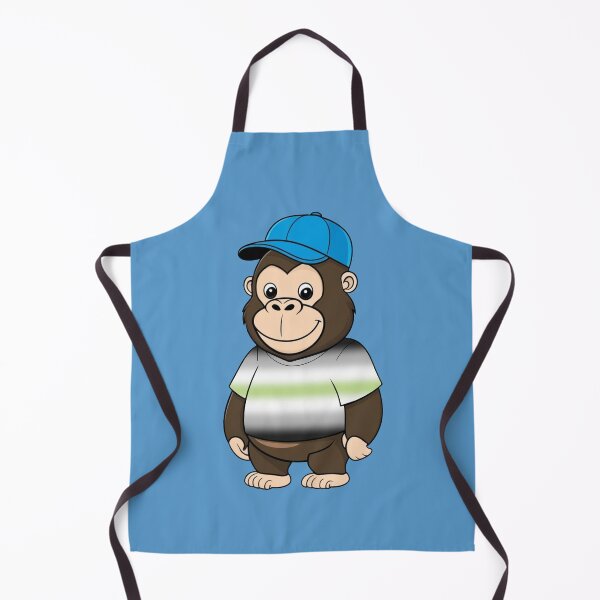 Item preview, Cool Pride Gorilla with Agender Tee | Agender Animal Design designed and sold by Travelslightly.