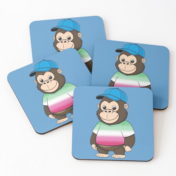 Item preview, Cool Pride Gorilla with Abrosexual Tee | Abrosexual Animal Design designed and sold by Travelslightly.