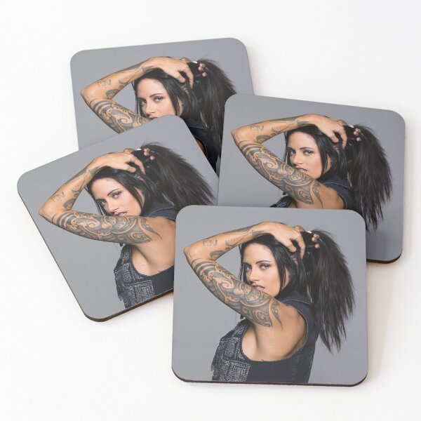 Item preview, Woman with tattoos cool studio photo design designed and sold by Vintage Designs +.