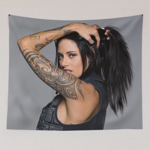 Item preview, Woman with tattoos cool studio photo design designed and sold by Vintage Designs +.