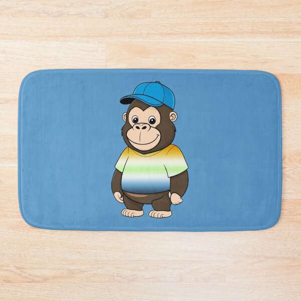 Item preview, Cool Pride Gorilla with AroAce Agender Flag Tee  | AroAce Agender Animal Design designed and sold by Travelslightly.